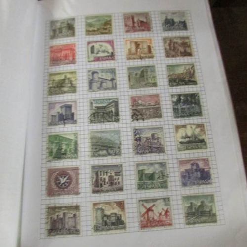 2593 - £ stamp folders containing a good selection of world stamps.