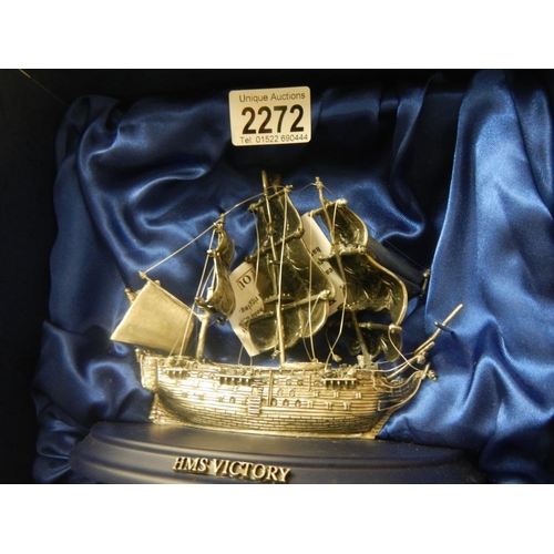 2272 - A model of HMS Victory (some cables loose).