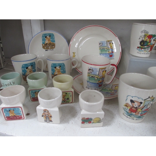 2354 - A very good collection of Sooty Keele Street Pottery items