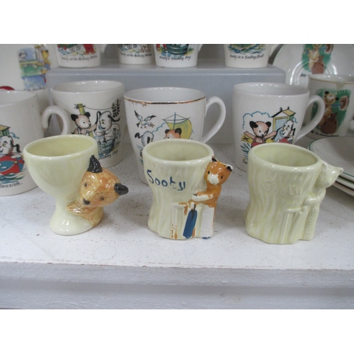 2354 - A very good collection of Sooty Keele Street Pottery items