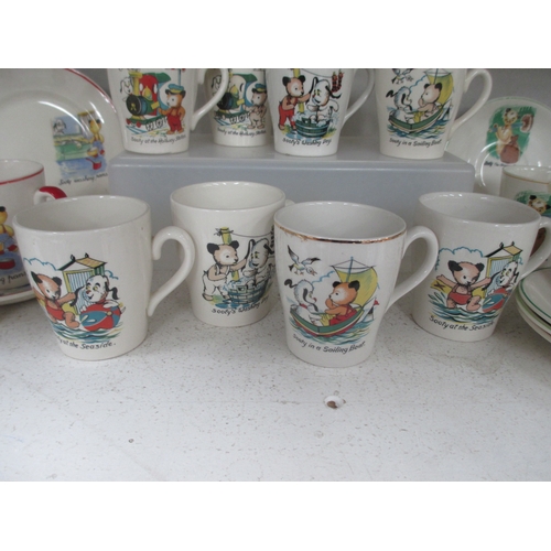 2354 - A very good collection of Sooty Keele Street Pottery items