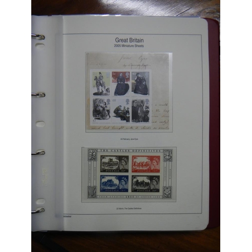 2596 - An album of GB 'Errors and Varieties collection', an album of GB miniature sheets, definitives and m... 