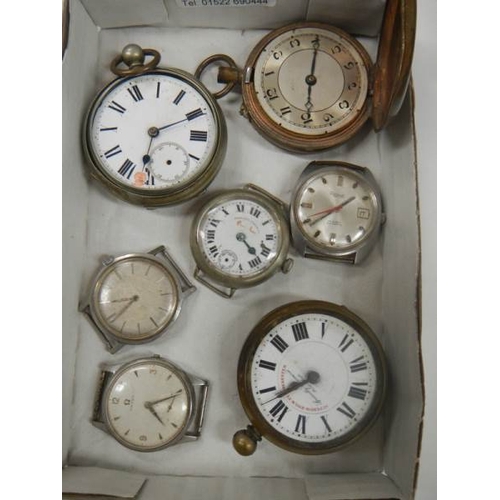 558 - A mixed lot of pocket watches for spare or repair.