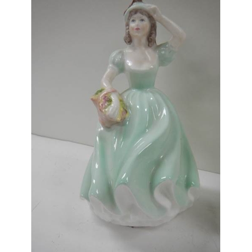 562 - 2 Coalport figurines, Pamela and Kerry,  5.5'' tall.