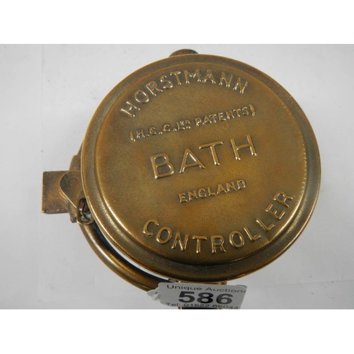 586 - A Horstmann H.G.C Ltd., bath controller.