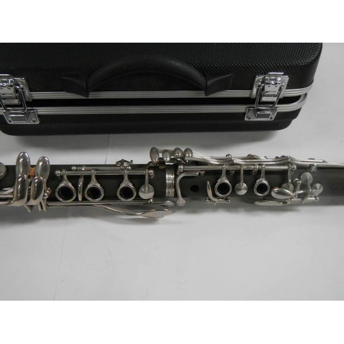 593 - A cased jazz clarinet.