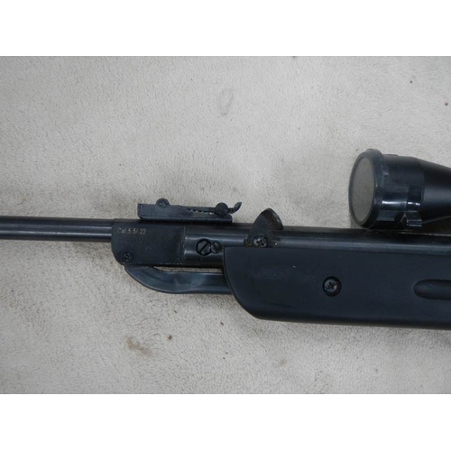 665 - A good air rifle with sight marked SMK (Sport Marketing)