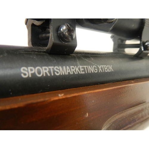 667 - An air rifle with sight SMK - Sports Marketing Model STB2K.