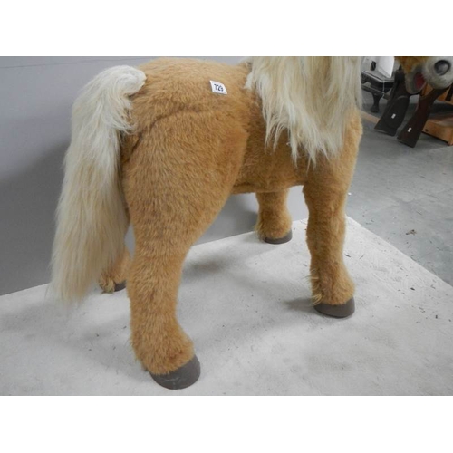 729 - A battery operated pony,  36'' tall.