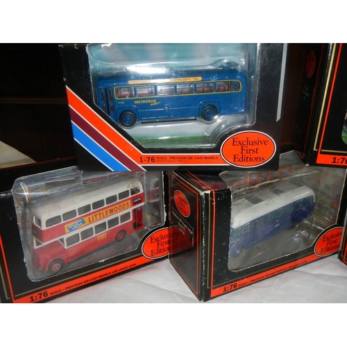 738 - 8 exclusive first editions bus models.