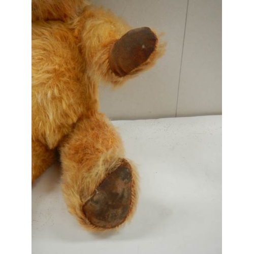 778 - An old straw filled Teddy bear, 12'' tall, in good order.