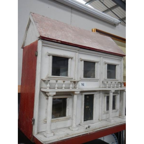 792 - An old dolls house, 25'' x 25''