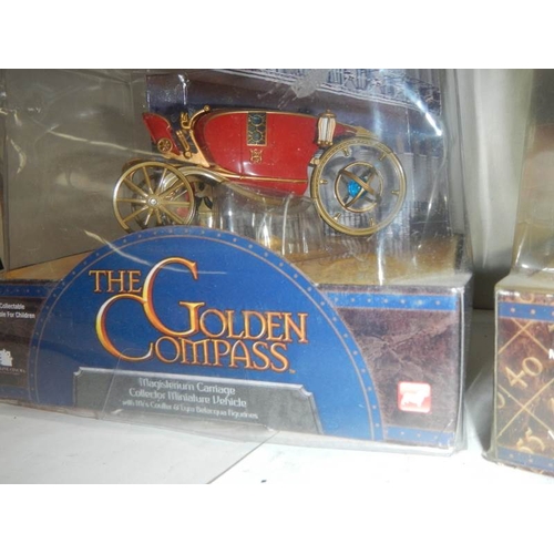 670 - 2 boxed Golden Compass models being Magisterium Carriage and Magisterium sky ferry.