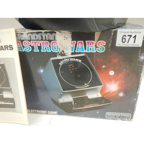 671 - A boxed Astrowars game (box tatty).