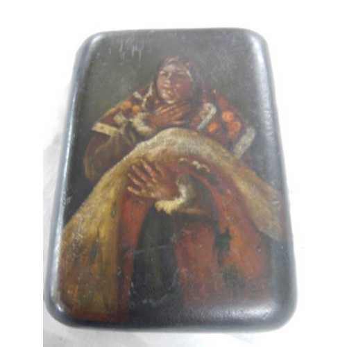 2003 - An early painted cigarette case.