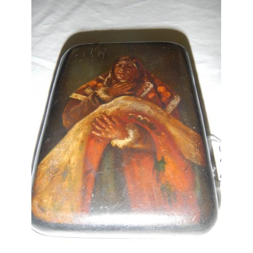 2003 - An early painted cigarette case.