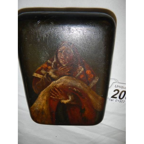 2003 - An early painted cigarette case.