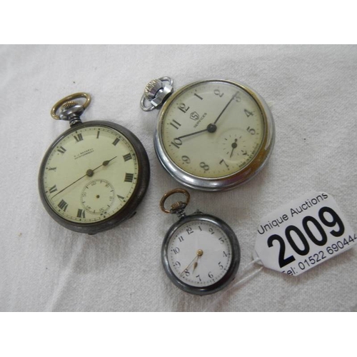 2009 - 3 pocket watches.