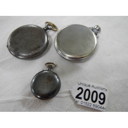 2009 - 3 pocket watches.