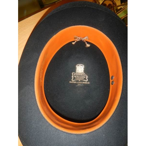 2104 - A good quality Woodrow London bowler hat,  approximate size 6 & 5/8''.