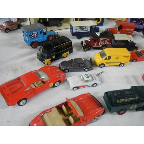 2134 - Approximately 25 model cars.