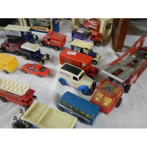 2134 - Approximately 25 model cars.