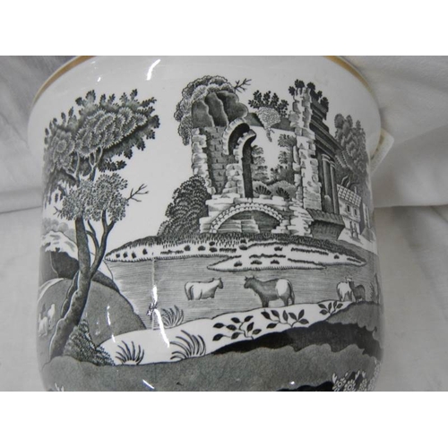 2139 - A mid 20th centure Spode jardiniere, 7'' diameter x 6'' tall.