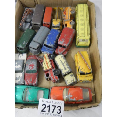 2173 - Approximately 17 Lesney Matchbox diecast models.