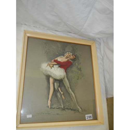 2195 - An elegant study of ballet dancers.