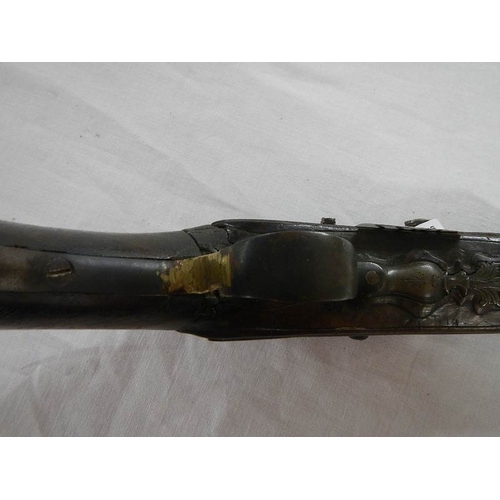 2247 - A Victorian pistol, a/f, for spares or repair.