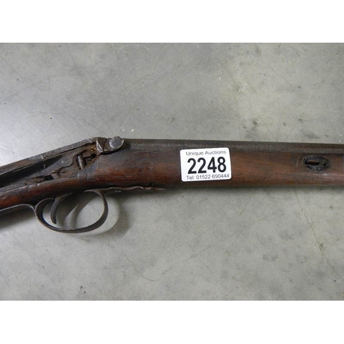 2248 - A Victorian rifle for spares or repair.