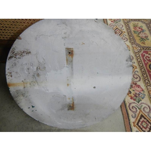 2261 - A circular Castrol sig,  23.5'' diameter.