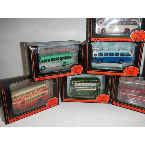 2317 - 8 boxed 'EFE' die cast buses.