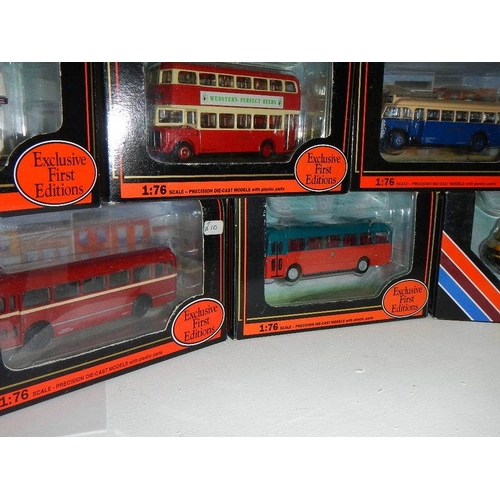 2318 - 8 boxed 'EFE' die cast buses.