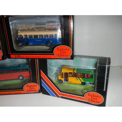 2318 - 8 boxed 'EFE' die cast buses.