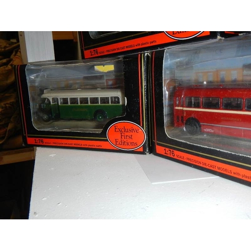 2318 - 8 boxed 'EFE' die cast buses.