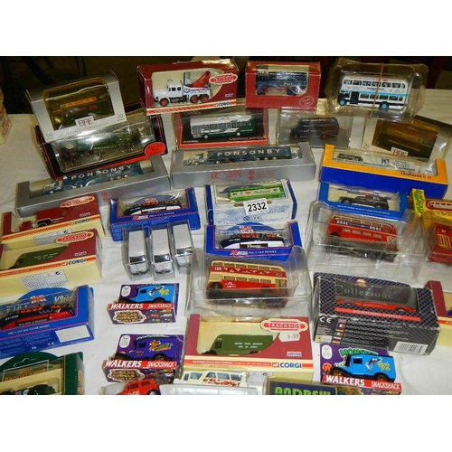 2332 - Approximately 30 boxed die cast models.