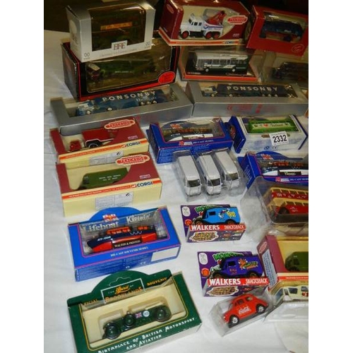 2332 - Approximately 30 boxed die cast models.