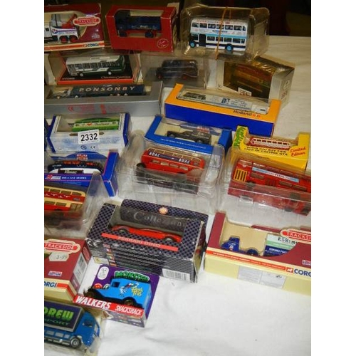 2332 - Approximately 30 boxed die cast models.