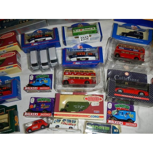 2332 - Approximately 30 boxed die cast models.