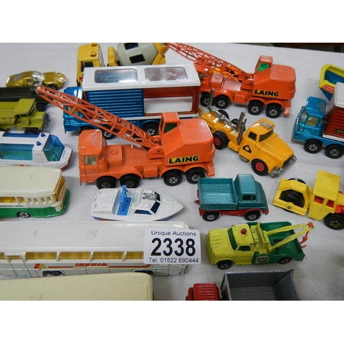 2338 - A mixed lot of Lesney Matchbox die cast models,.