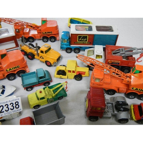 2338 - A mixed lot of Lesney Matchbox die cast models,.