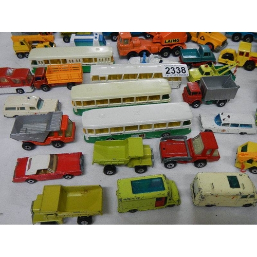 2338 - A mixed lot of Lesney Matchbox die cast models,.