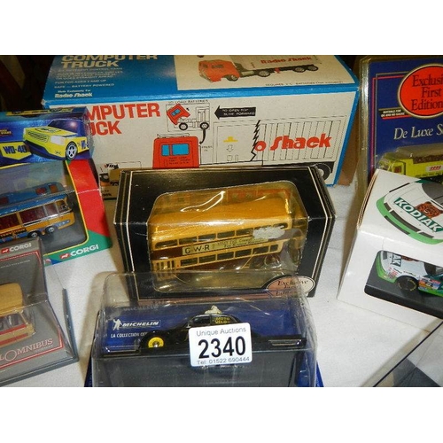 2340 - A mixed lot of die cast models.