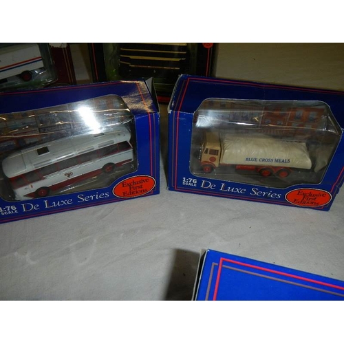 2342 - 10 Exclusive First Editions (EFE) bus models and a Corgi KMB bus.