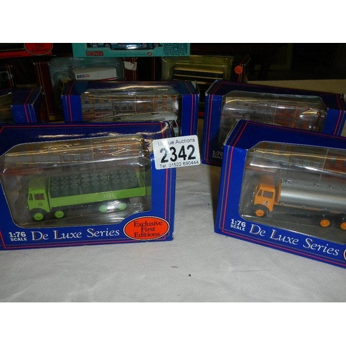 2342 - 10 Exclusive First Editions (EFE) bus models and a Corgi KMB bus.