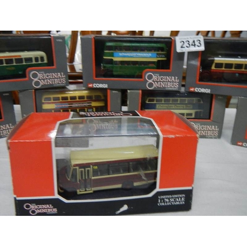 2343 - 8 Corgi originals omnibus models.