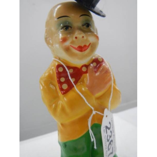 2367 - A Vintage clockwork toy clown.