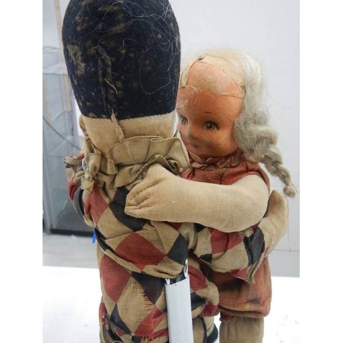 2370 - A pair of 1930's Dean's dancing dolls.