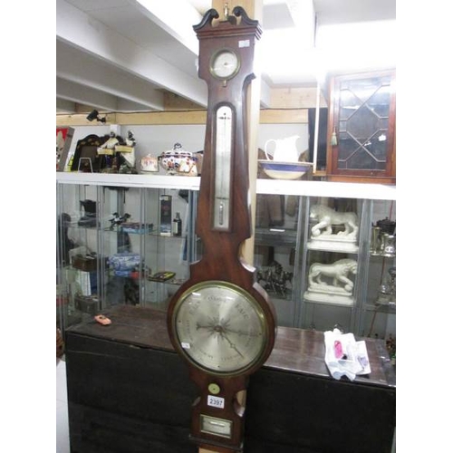 2397 - A Victorian barometer in good condition.